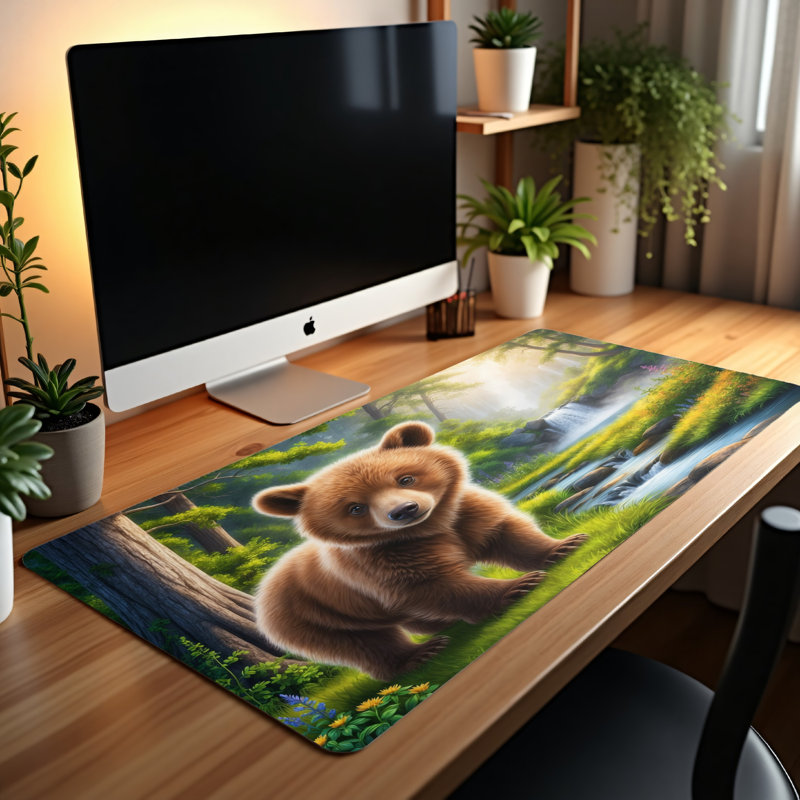 Polyester Desk Pad, 14.4x12.1