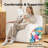 Compression Medium Teddy Fabric Bean Bag Chair-1686261973