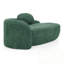Chaise longue avec accoudoirs latéraux et coussin-729261429