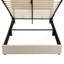 Chic plateforme tapissier Milsap avec rangement hydraulique