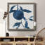Indigo Oranges II - Toile encadrée de qualité supérieure - prête à être accrochée-1583240229-1583240226