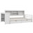 Multi-Functional Corner Daybed Featuring Storage Drawers, Desk, Charging Port-207856571