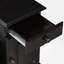 Table d'appoint à plateau rabattable avec ports USB, un tiroir multifonctionnel avec porte-gobelets-2095921270
