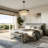 Kethe 9 - Light Dimmable Drum Chandelier