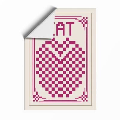 Magenta Appetite Pop Art - Framed Print