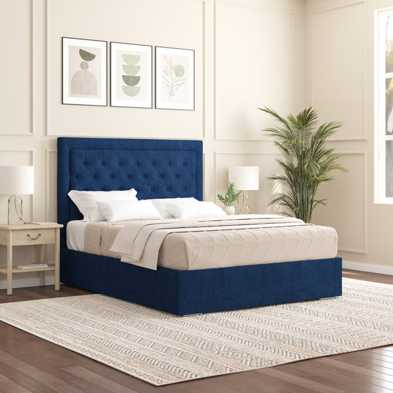 Merissa Upholstered Bed Frame, Single (3'), Parliament