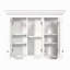 Armoire à pharmacie de 35 po avec miroir, 5 tablettes fermées et réglables, armoire de rangement murale avec portes en verre