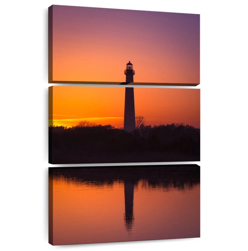 Aletra Cape May Lighthouse Sunset, 74" H x 48" W
