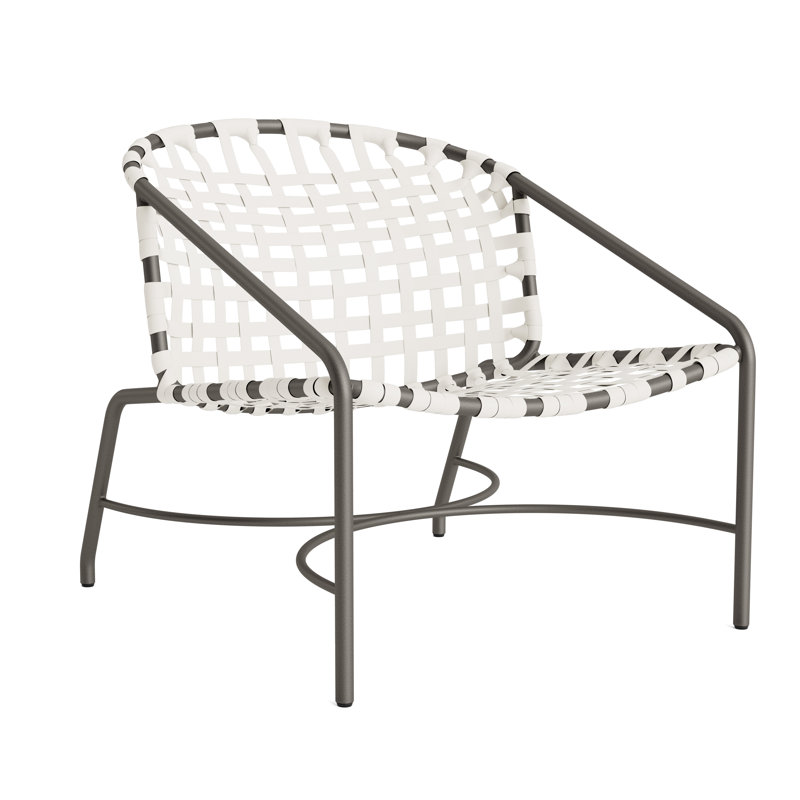 Kantan Outdoor Lounge Chair, Mica/White Lite