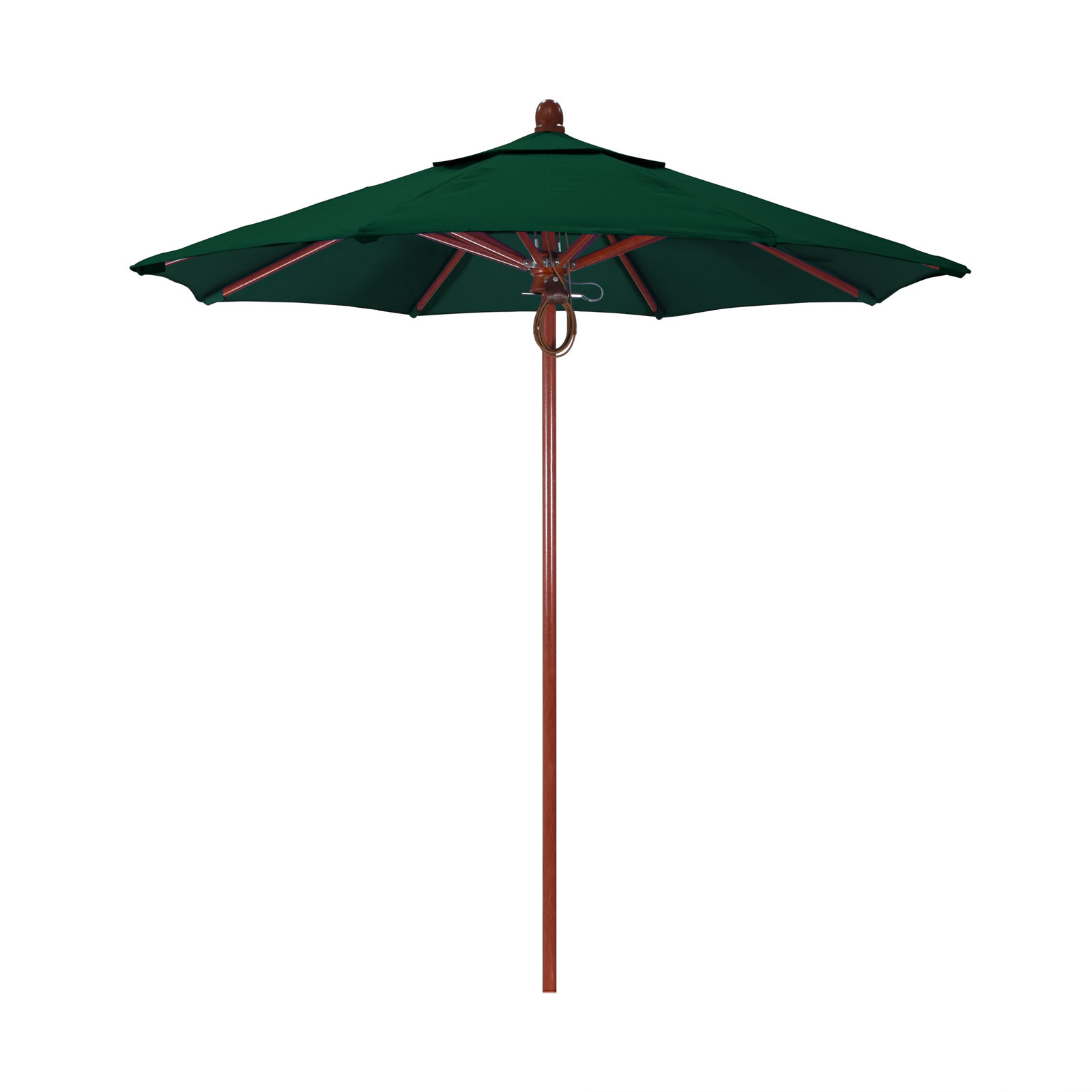 Meridien 89'' Sunbrella® Outdoor Umbrella, Canvas Forest Green Sunbrella® Canvas, Red