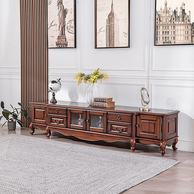 Meuble télé de style américain avec rangement rétro