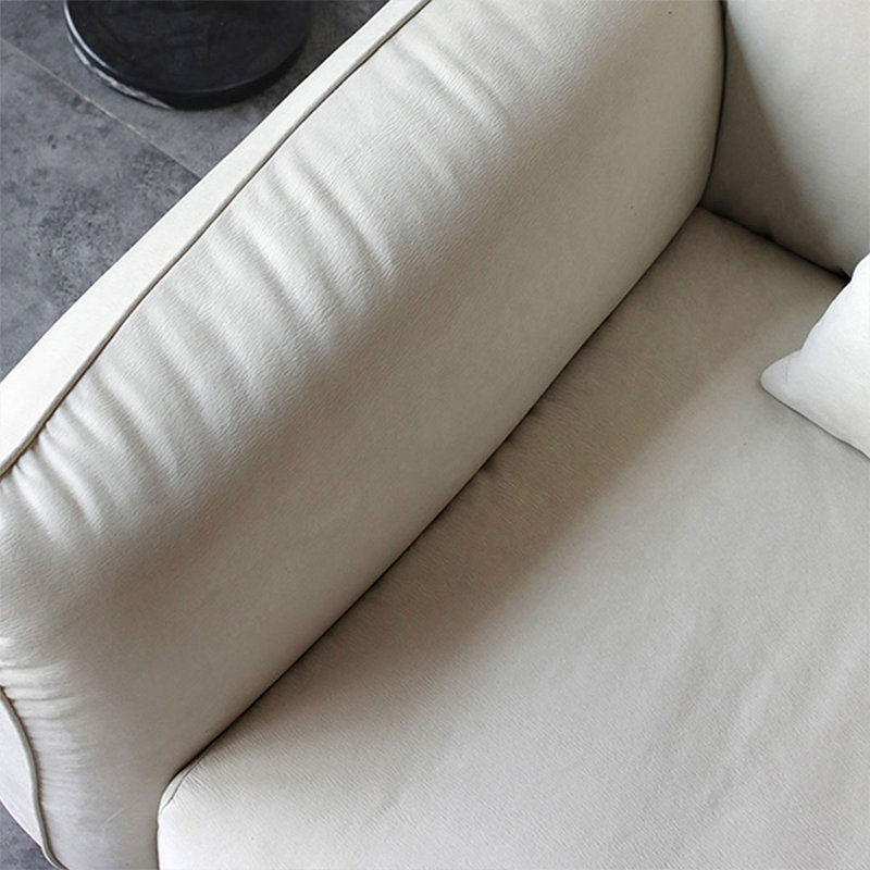 Canapé modulaire 100,39 po en polyester blanc