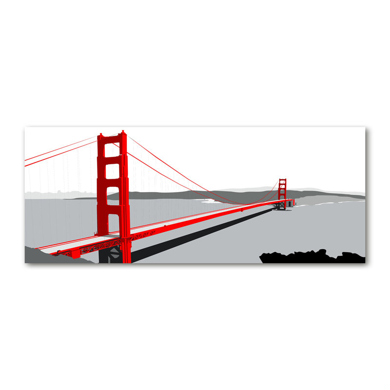 San Francisco Bridge - Wrapped Canvas Print