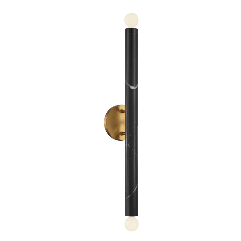 Irmeli Metal Armed Sconce in Brass, Brass