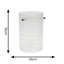 15cm H Glass Drum Pendant Shade ( Slip-On ) in Clear