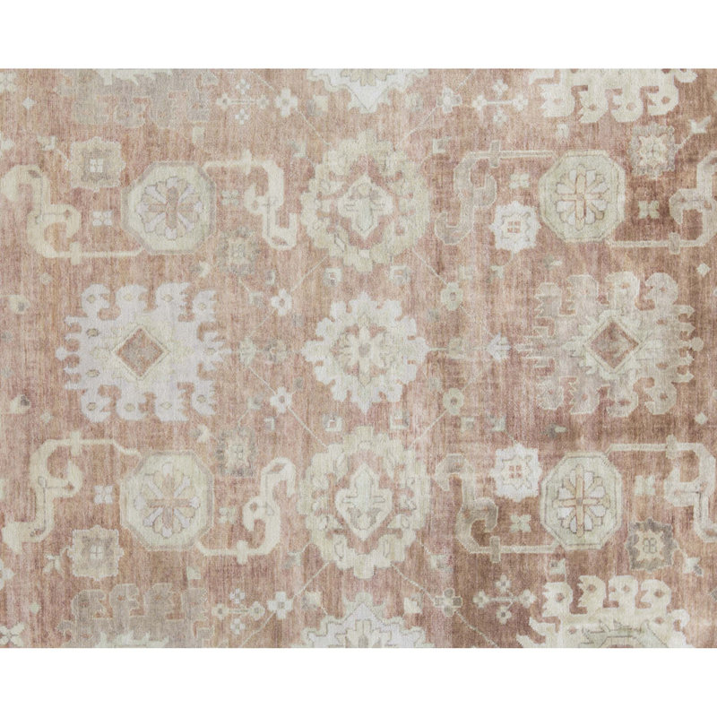 Tapis crème de haute qualité noué à la main