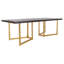 South Hampton 40'' Iron Pedestal Dining Table-58191678