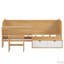 Lit de jour en bois avec bureau-486683257