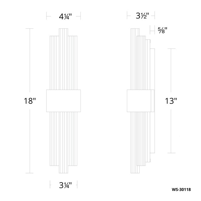Luzerne 2 - Light LED Vanity Light