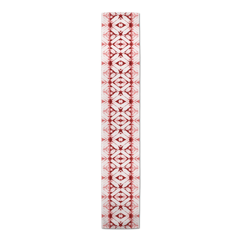 Chemin de table Bonzie, 90 po x 16 po, Rouge