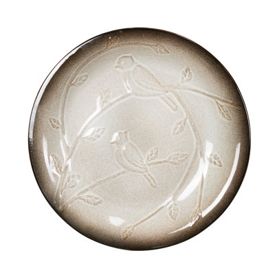 Otaki Ceramic / Porcelain Sundial Birdbath