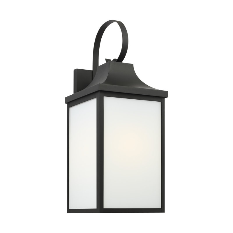 Applique murale en aluminium Kiana Leyton, Noir texturé, Non, 17.25'' H x 8.25'' W x 7'' D