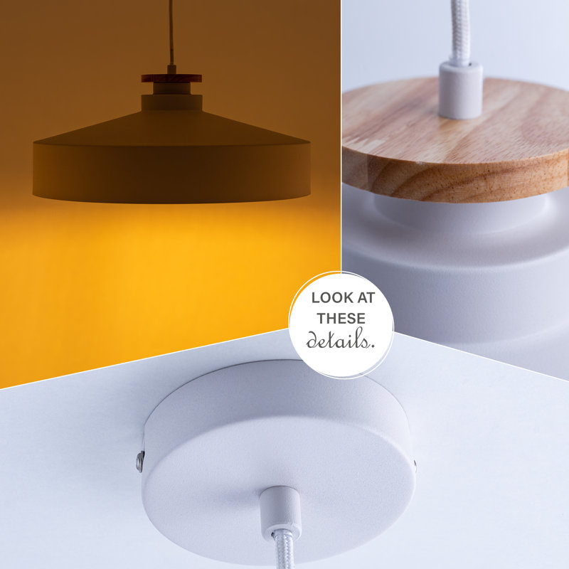 Katia 1 - Light Single Pendant, White