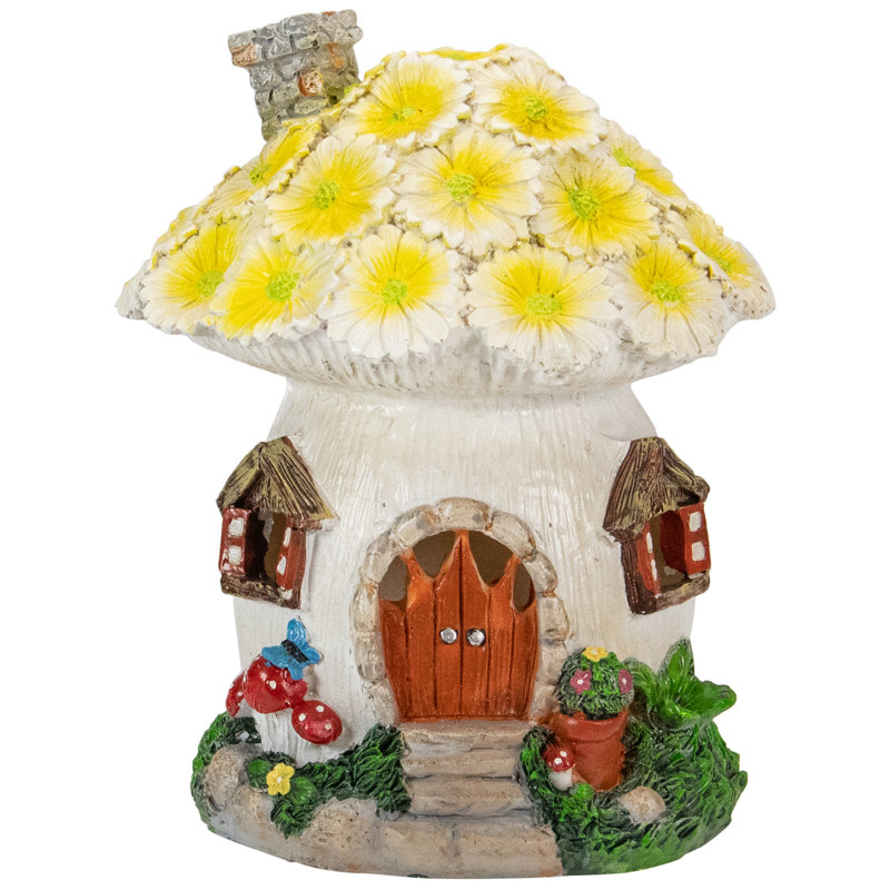 Statue de jardin d'extérieur lumineuse 7,25 po