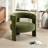 Accent Chair for Living Room, Velvet Comfy Single Sofa Chair Mid-Century Modern Armchair Wooden Legs for Bedroom Office Reading-1153314606-1155251272