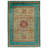 7x10 Green and Blue Turkish Tribal Rug