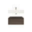 Ensemble de meuble-lavabo mural simple 24 po Alysa-71095535
