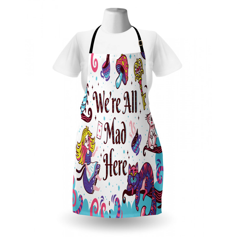 Tablier Alice au pays des merveilles