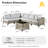 6 - Person Outdoor Seating Group With Cushions-844844331
