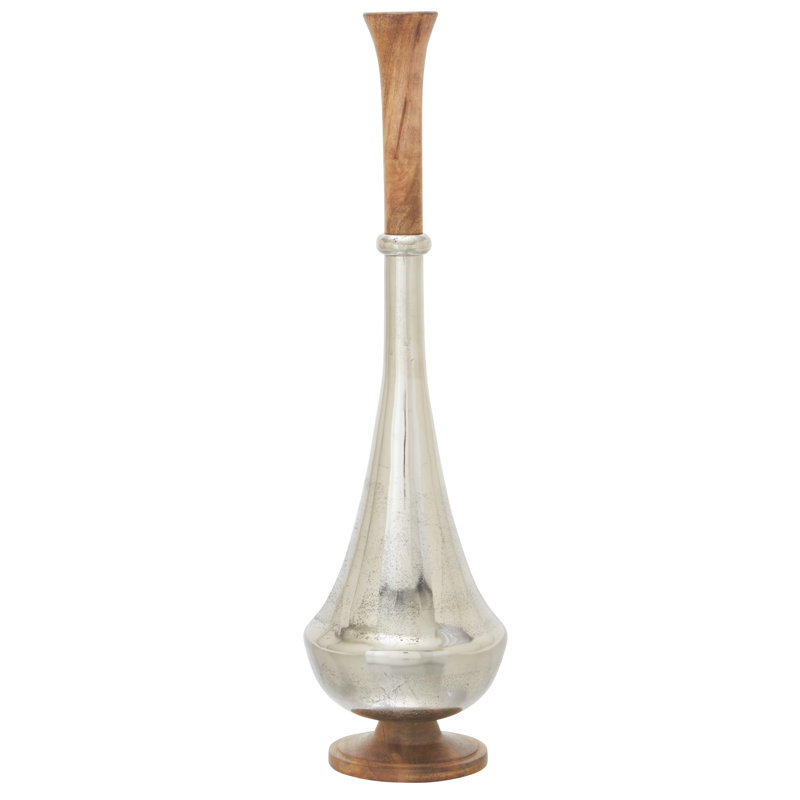 Vase de table, H 28 po x l 7 po x P 7 po