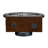 Hamish Modern & Contemporary Analog Stainless Steel Quartz Movement / Crystal Tabletop Clock in Seaside Gray