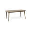 Table de salle à manger d'extérieur extensible en bois d'acacia, gris
