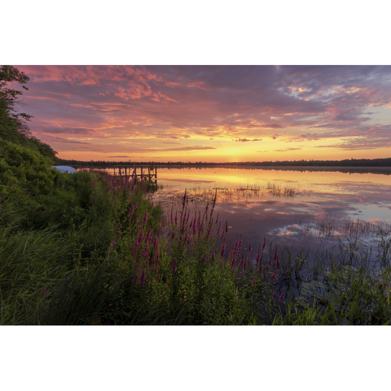 Marl Lake In Sunrise - Wrapped Canvas Print, 30cm H x 46cm W x 3.8cm D