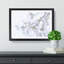 Branch of a White Magnolia Tree in Abstract - Picture Frame Painting Print on MDF-55679279-55679283