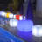 Angelette LED Lighted Cocktail Table, 16 Colours Pub Table with Remote, Rechargeable Party Bar Table