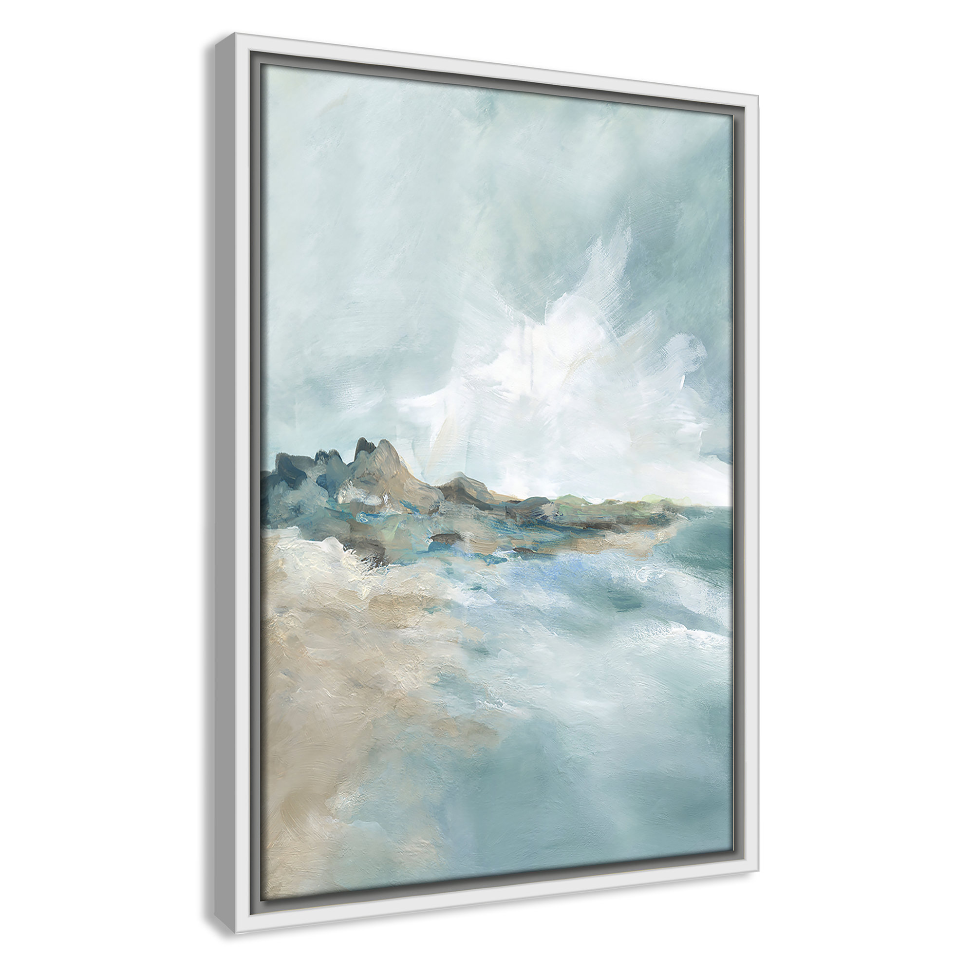 Sandpoint Print by Carol Robinson, 19.5" H x 13.5" W, White