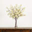 32 po Arrangement de fleurs de cerisier artificielles dans un vase en verre cylindrique-121769135