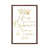 Classic Brown Wood Framed Canvas