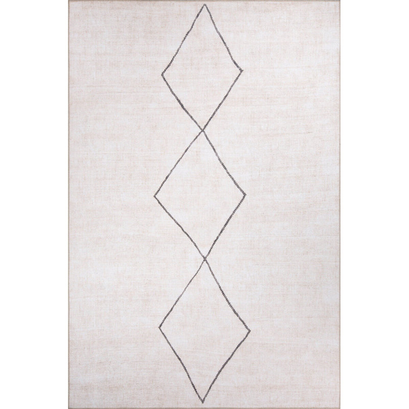 Tapis beige Ottilie, Rectangle 7 pi 7 po x 10 pi 10 po