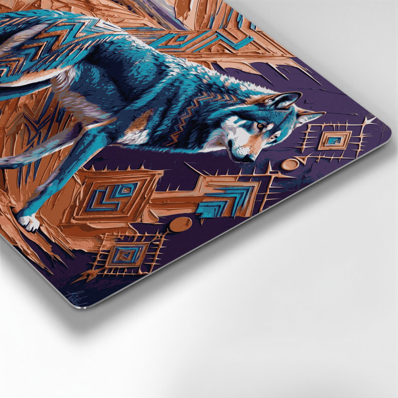 «Southwestern Animals», art mural brun 57