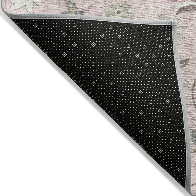 Tapis intérieur / extérieur rose Aveline , 5' x 7'6"