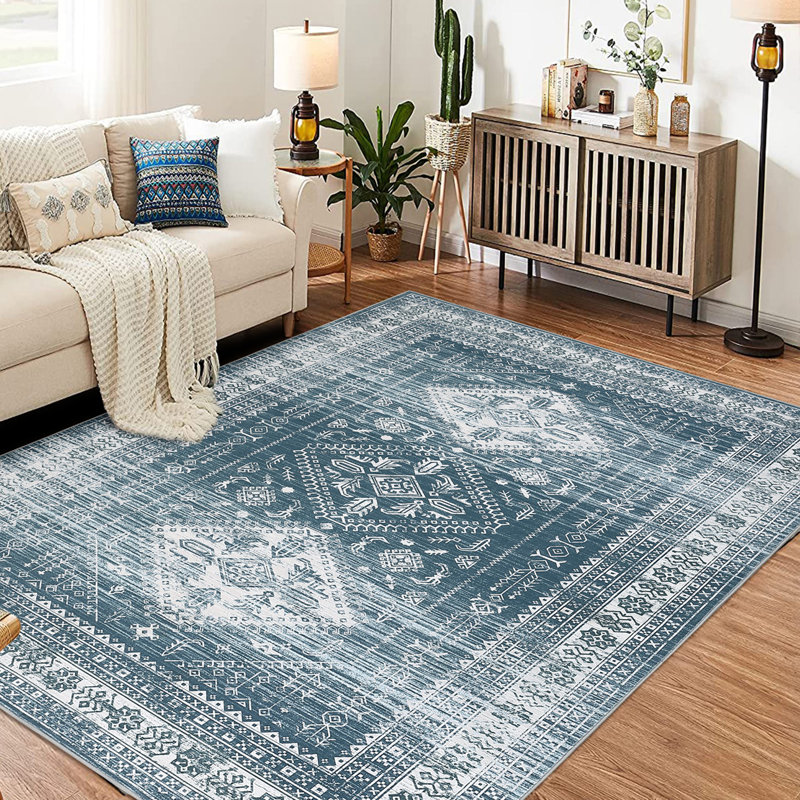 Tapis de salon rectangulaire Bernaldino, Rectangle 5 pi x 7 pi