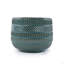 4 pots de fleurs en céramique, pot de fleurs moderne pour patio, jardin ou rebords de fenêtre