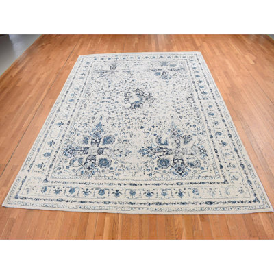 Pinuccia One-of-a-Kind 9' X 12'1" New Age Silk Area Rug Ivory