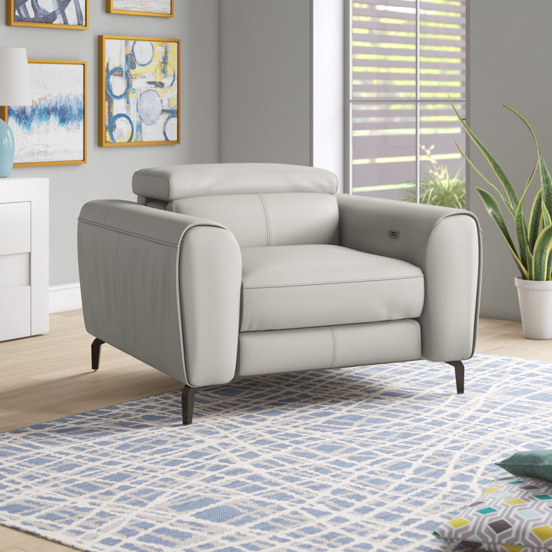 Fauteuil inclinable Rayford, Gris clair