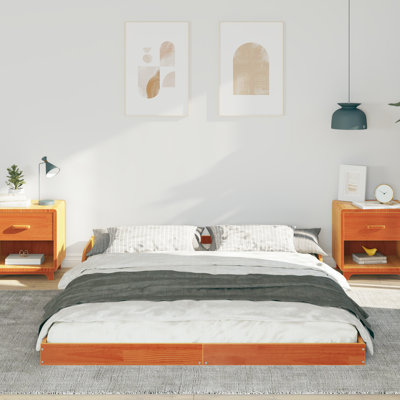 Bed Frame Solid Pine Wood